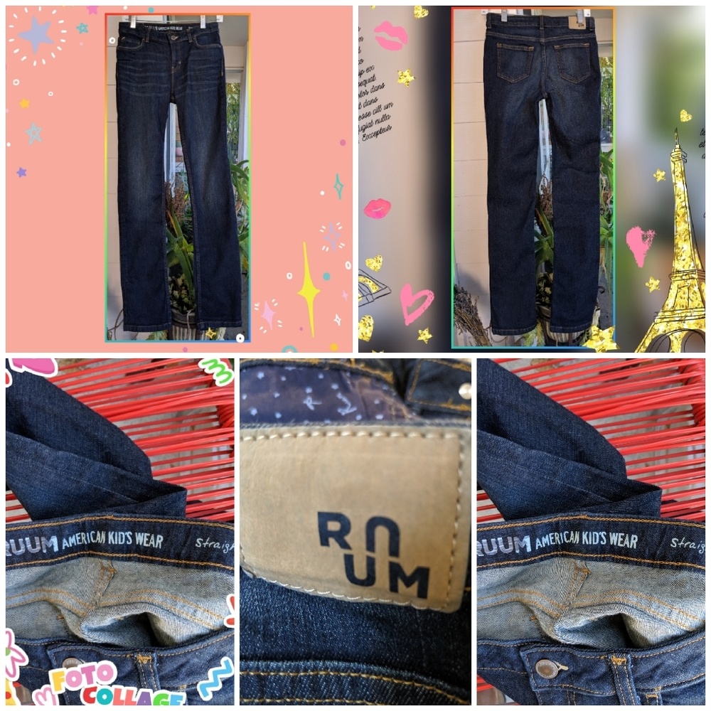 🌈🌈🌈RUUM AMERICAN KID WEAR STRAIGHT LEG JEANS🌈